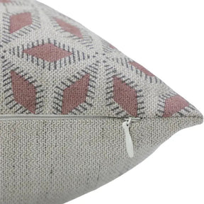 Indian Block Desgin Linen Blend Cushion Cover - Shatkon