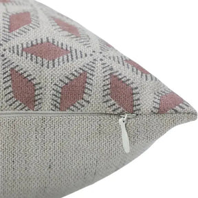 Indian Block Desgin Linen Blend Cushion Cover - Shatkon