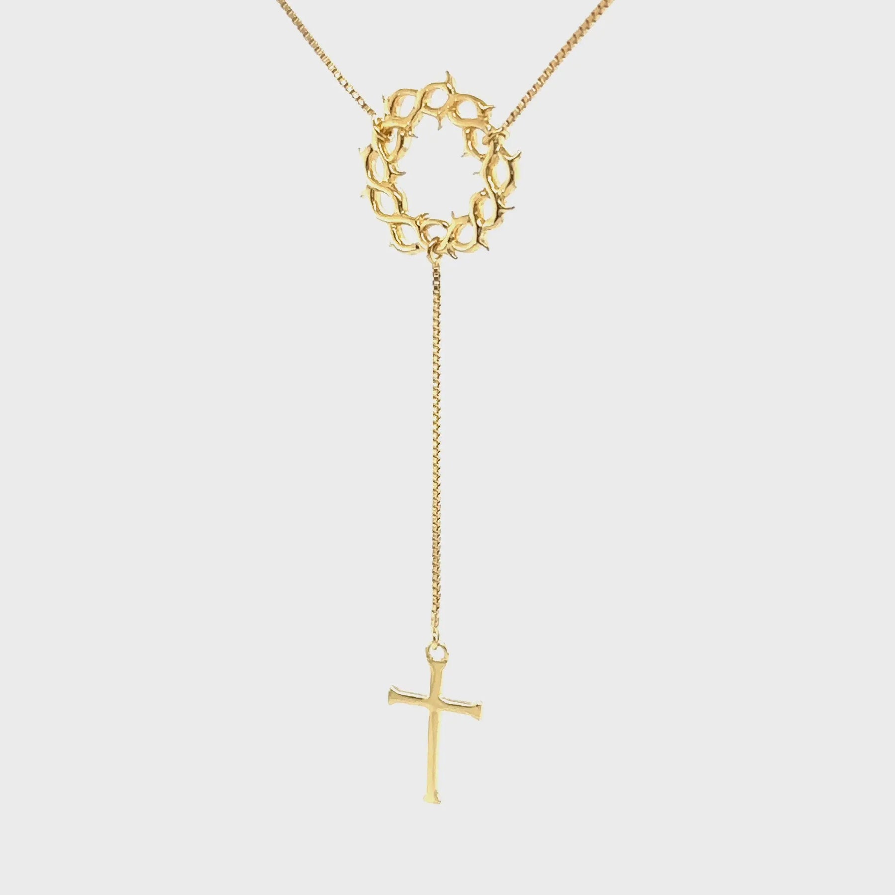 Crown Of Thorns Y Necklace