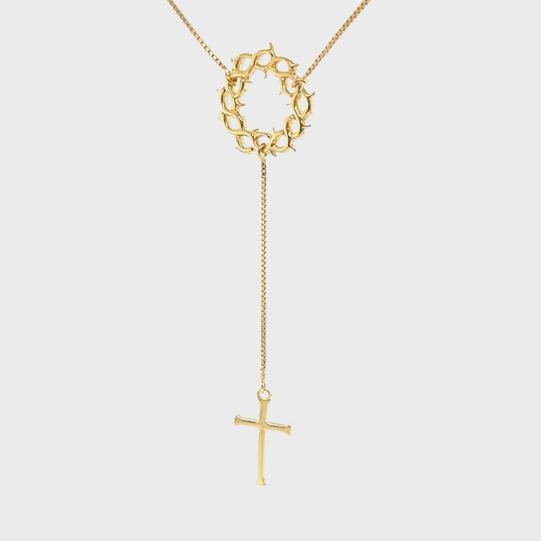 Crown Of Thorns Y Necklace