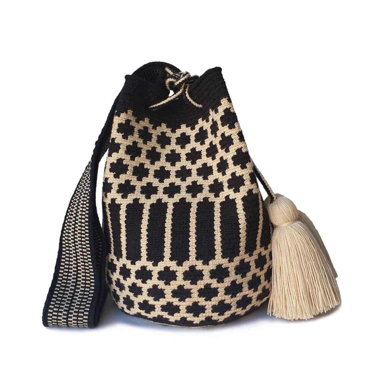 Zebra Wayuu Bag