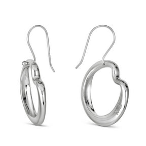 Tufa Drop Earrings - Silver