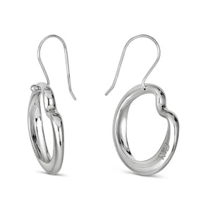 Tufa Drop Earrings - Silver