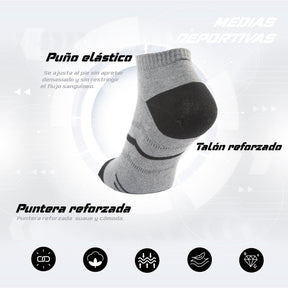 PACK DE 3 MEDIA TOBILLERA