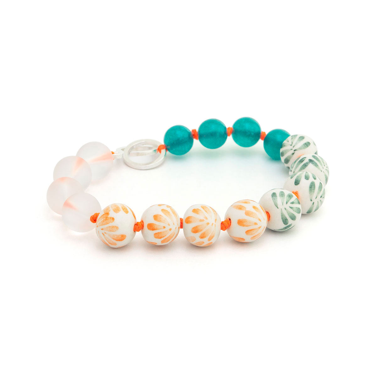 CARMEN Artisan Crystal & Ceramic Bracelet