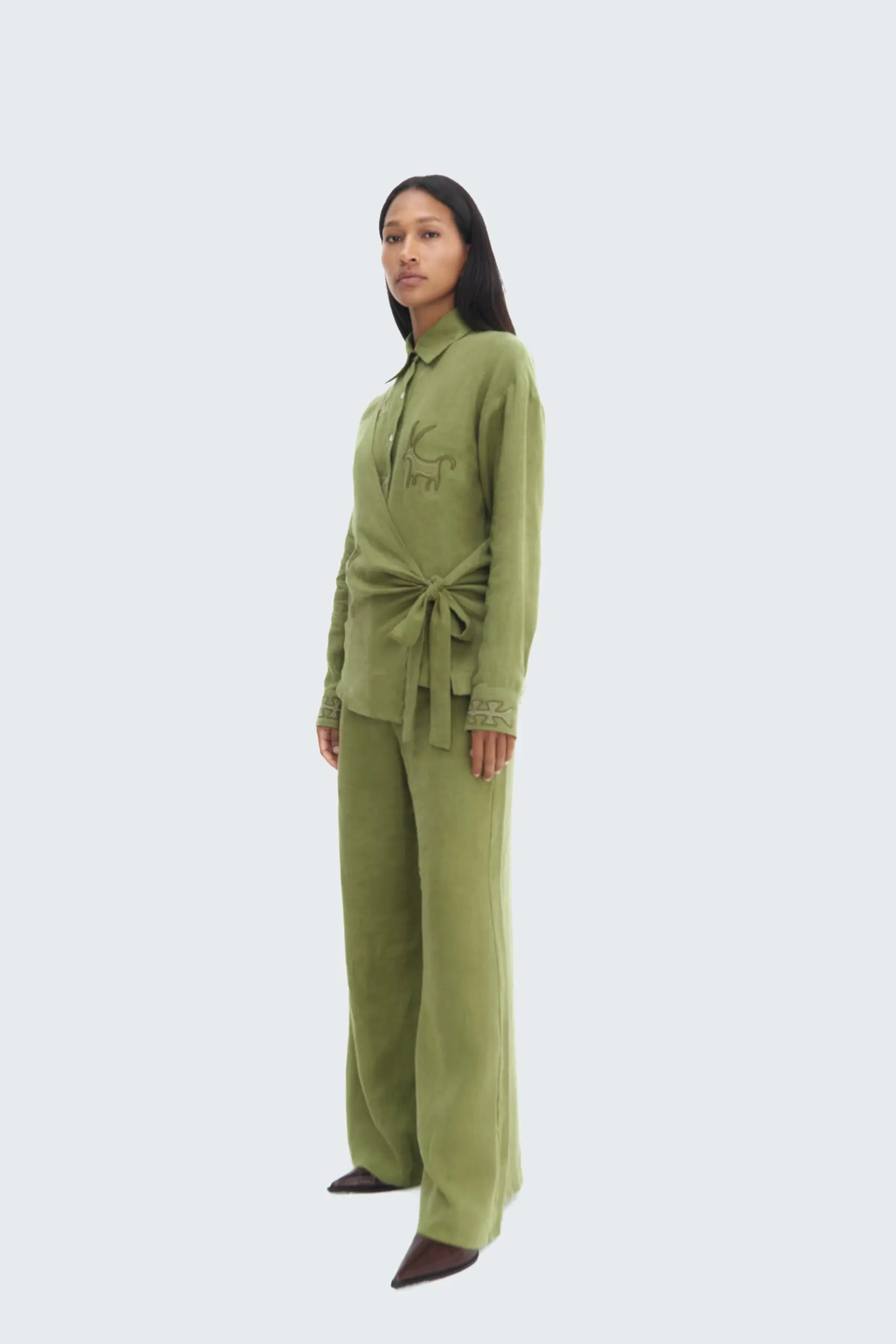 Pilche Wrapped Blouse
