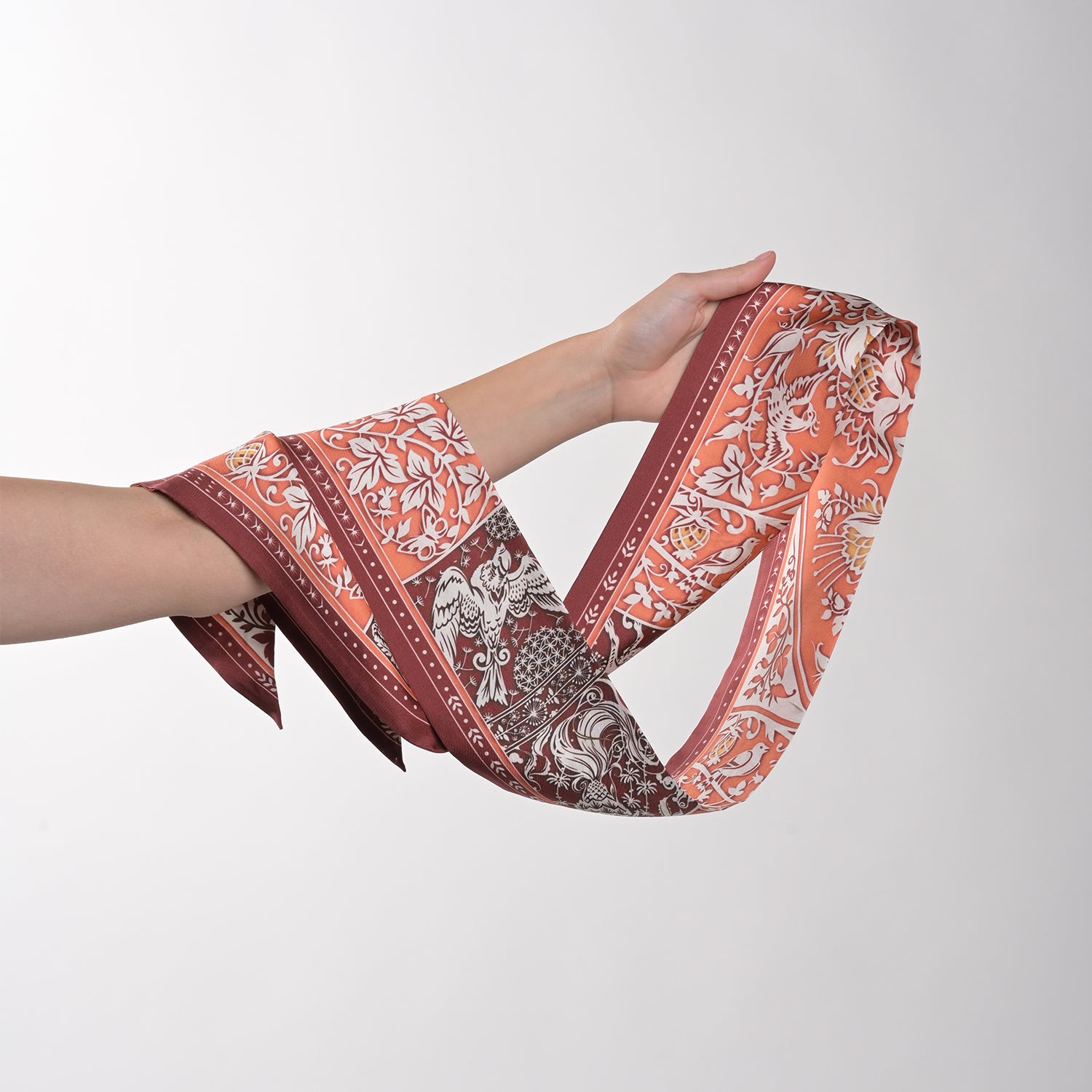 Tree of Life Silk Twill Scarf