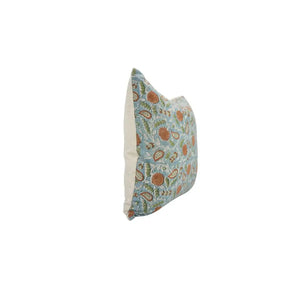 Traditional Hand Block Print Viscose Linen Pillow Cover - Gopi