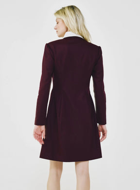 Long Sleeve Wool Shirt Dress