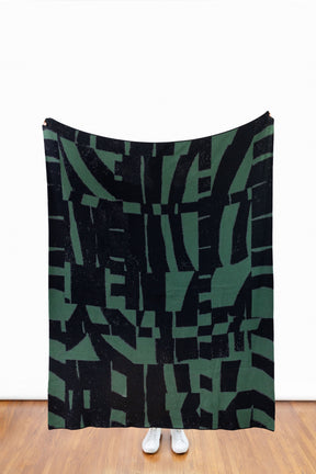 Selva Knitted Throw Blanket -  Forest