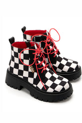 Checkmate Chunky Platform  Boots