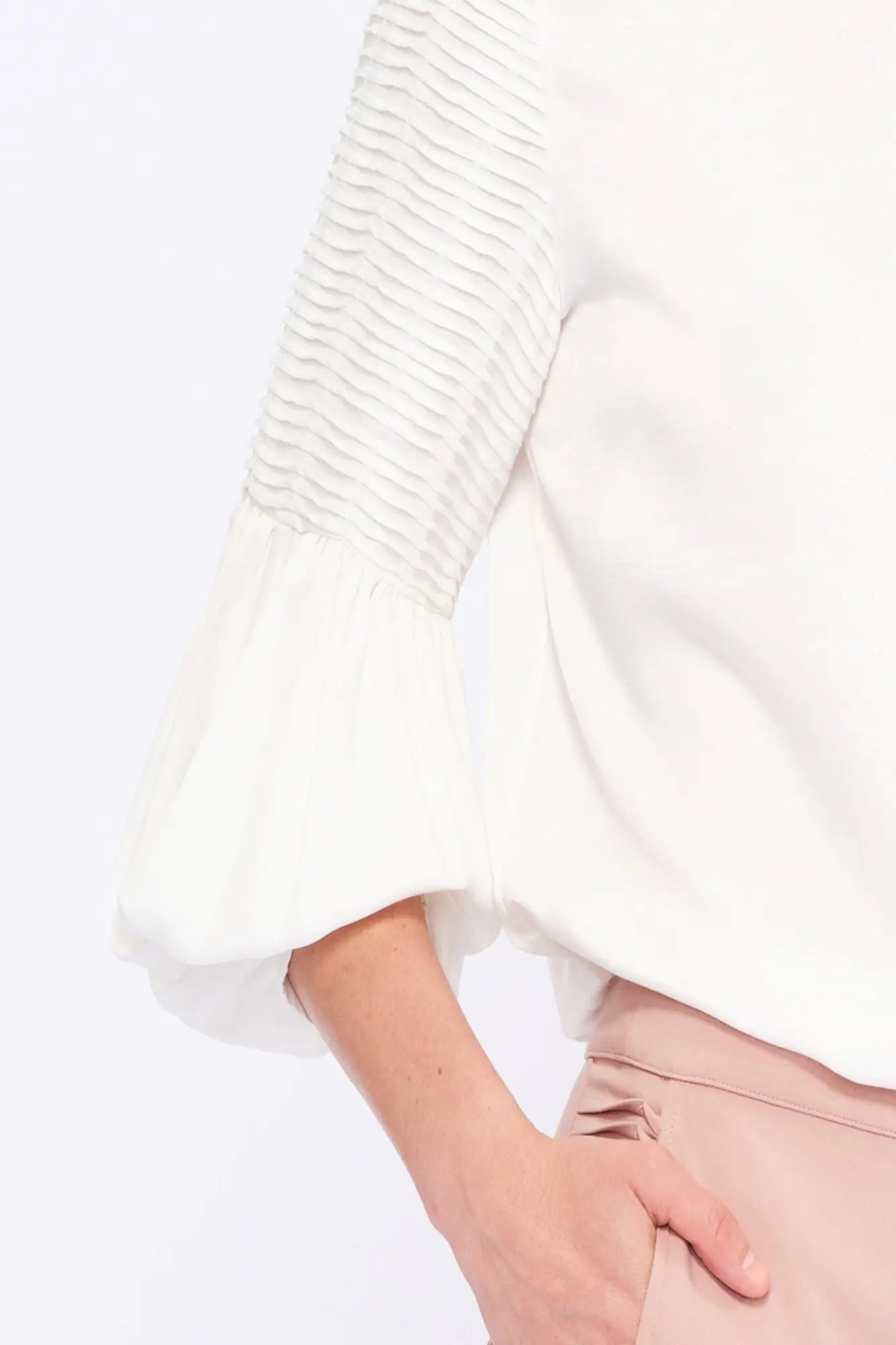 Tilsa Artisan Detail Blouse | Off White