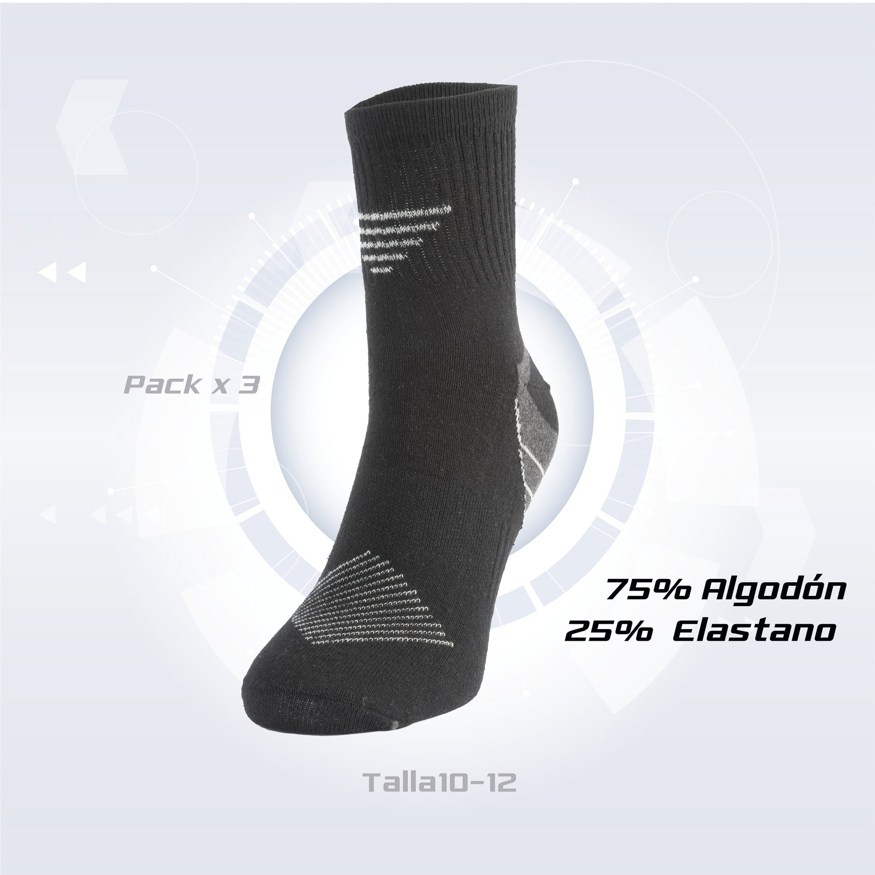 PACK DE 3 MEDIAS TENNIS