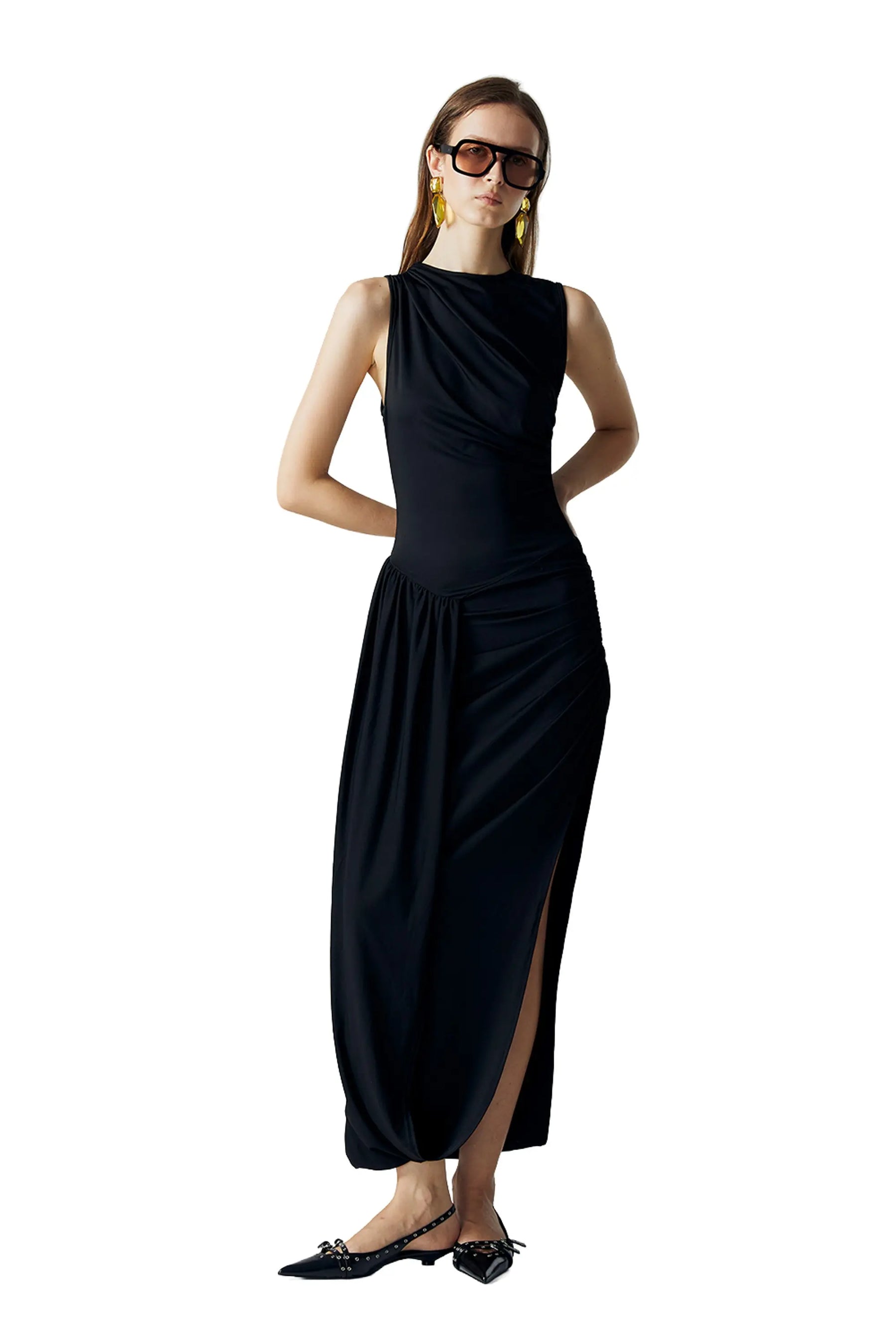 Evel Draped Dress