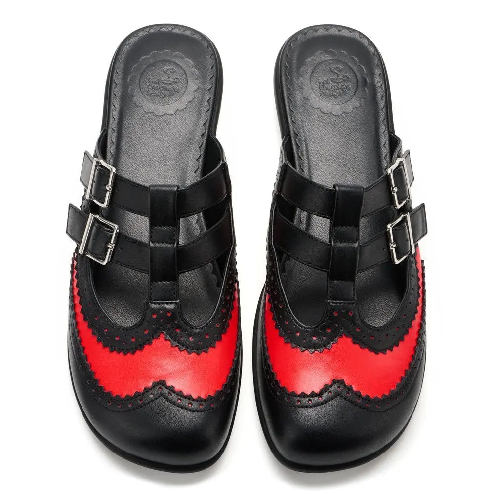Havana-Red Women's Mary Jane Clogs