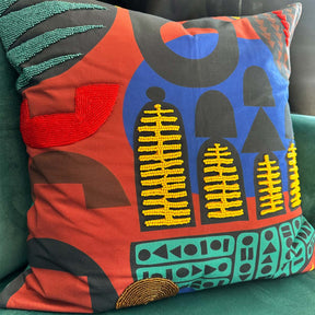 Mopane Beaded | Decorative Throw Pillow