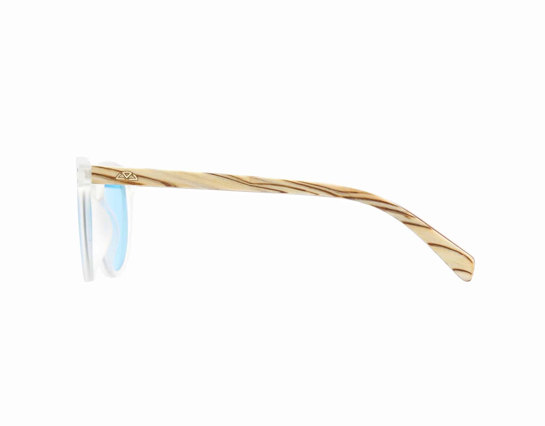 Aqua Wooden Sunglasses