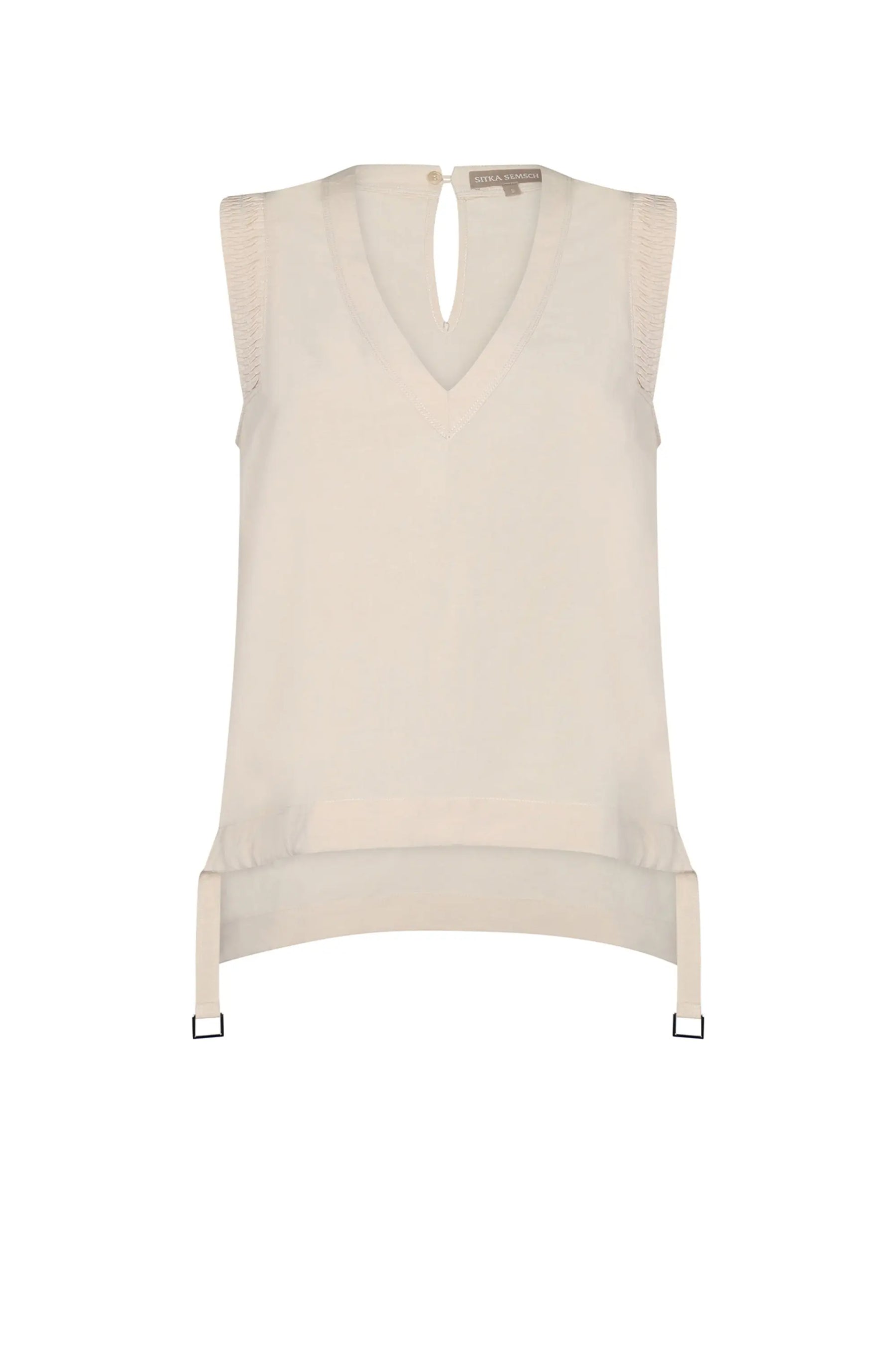 Valencia Drawstring Hem Blouse
