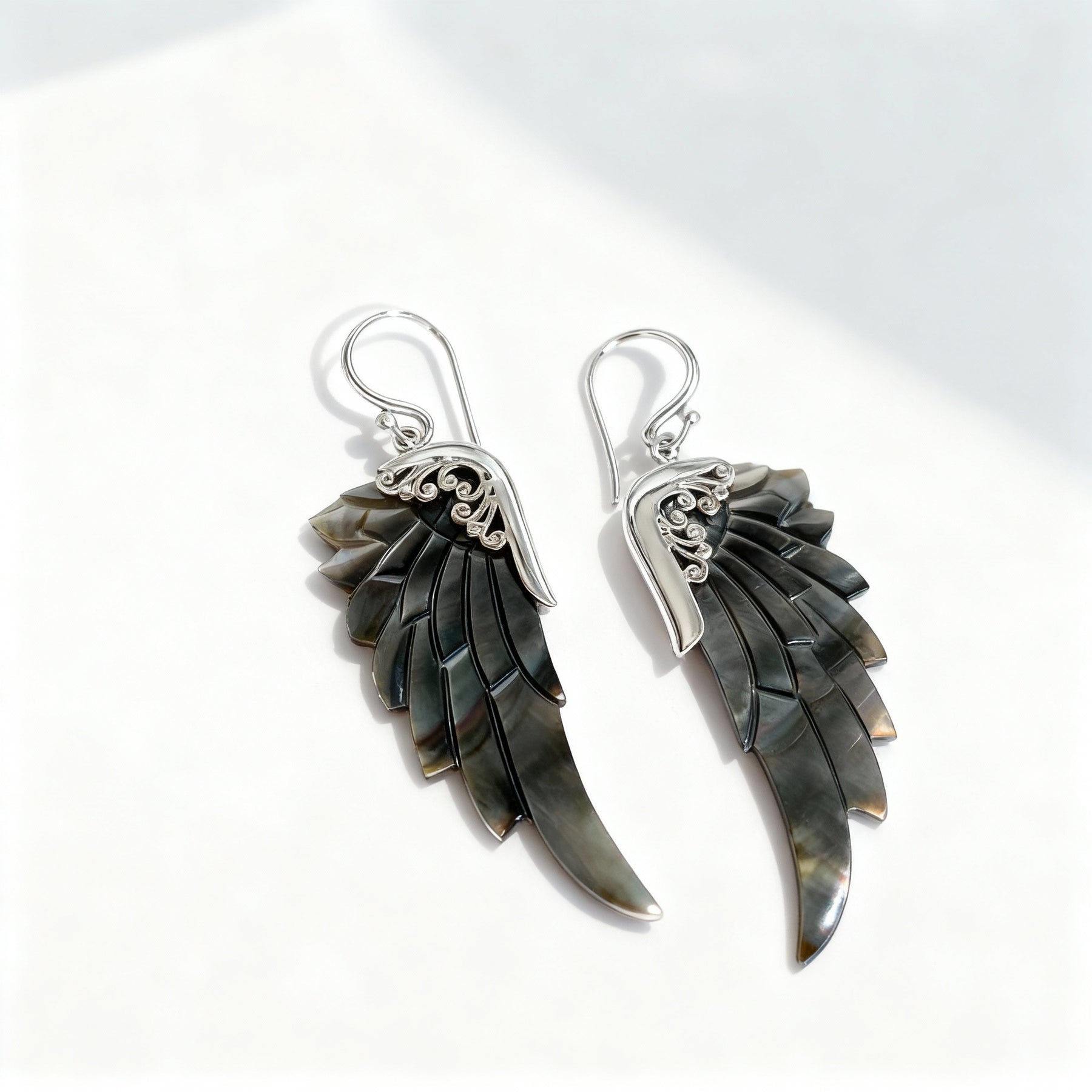 Midnight Earrings (Small, Sterling Silver)