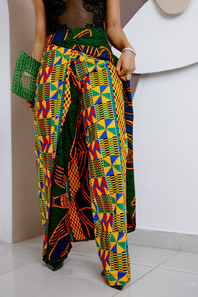 Ogbommili Patchwork Pants Skirt