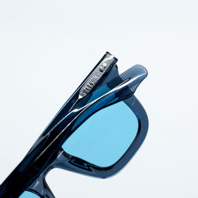 Zid Sunglasses with Onyx Frame & Light Blue Lens