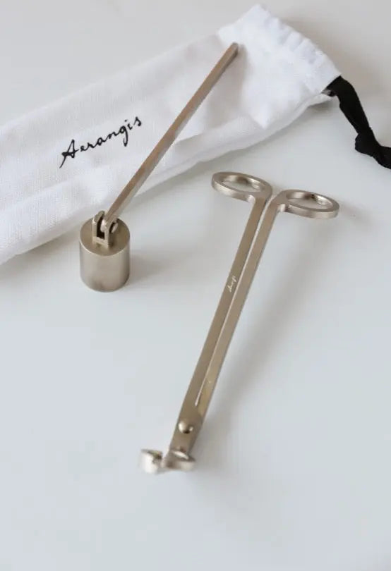 Aerangis Signature Stainless Steel Candle Care Set