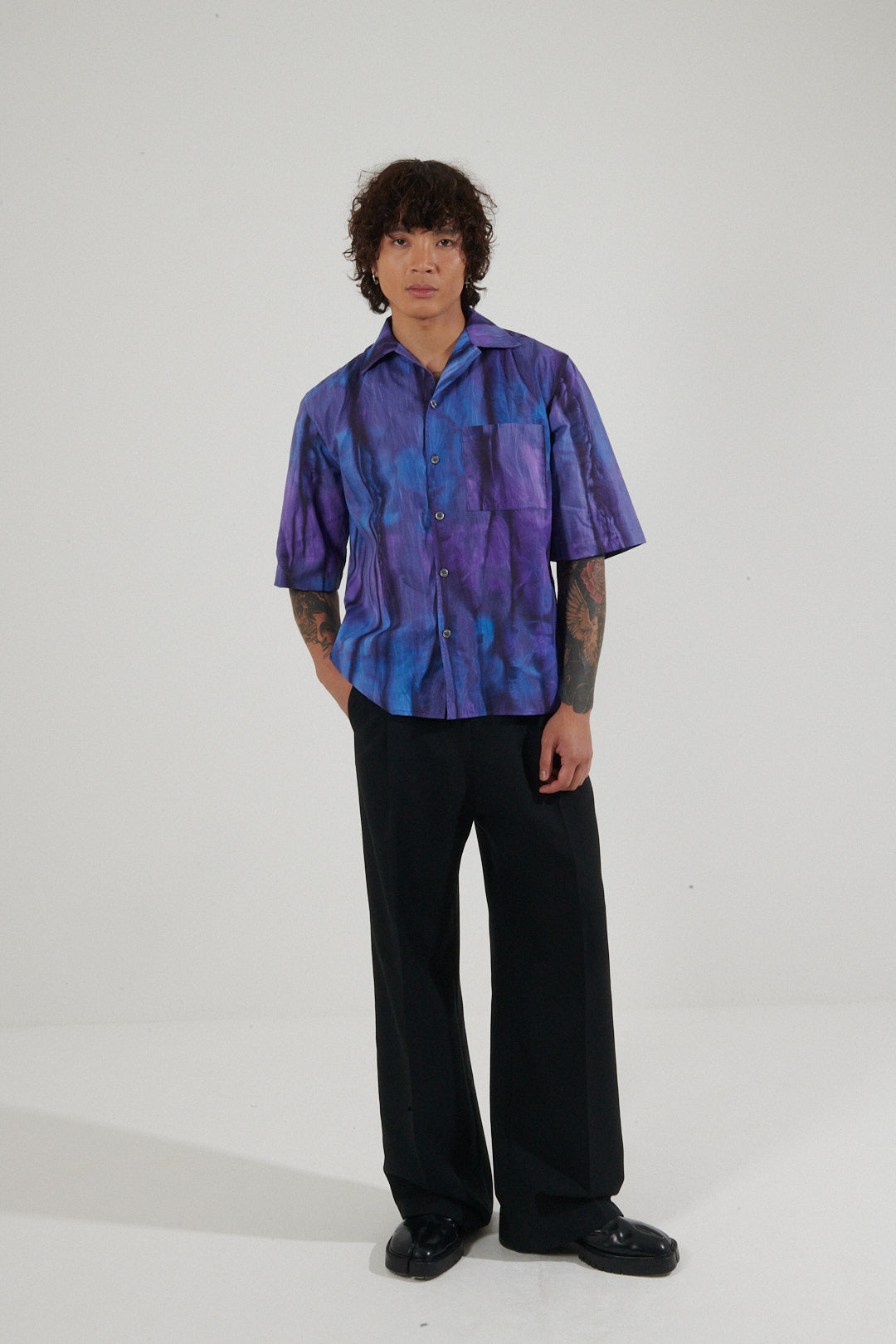 Roscoff Sun-Faded Camp Collar Shirt