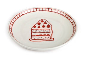 Ceramic Dessert Plates - Celebration , 7 Inches - Set of 4
