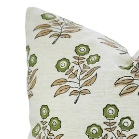 Home Decor Block Design Linen Blend Piillow Cover  - Neha