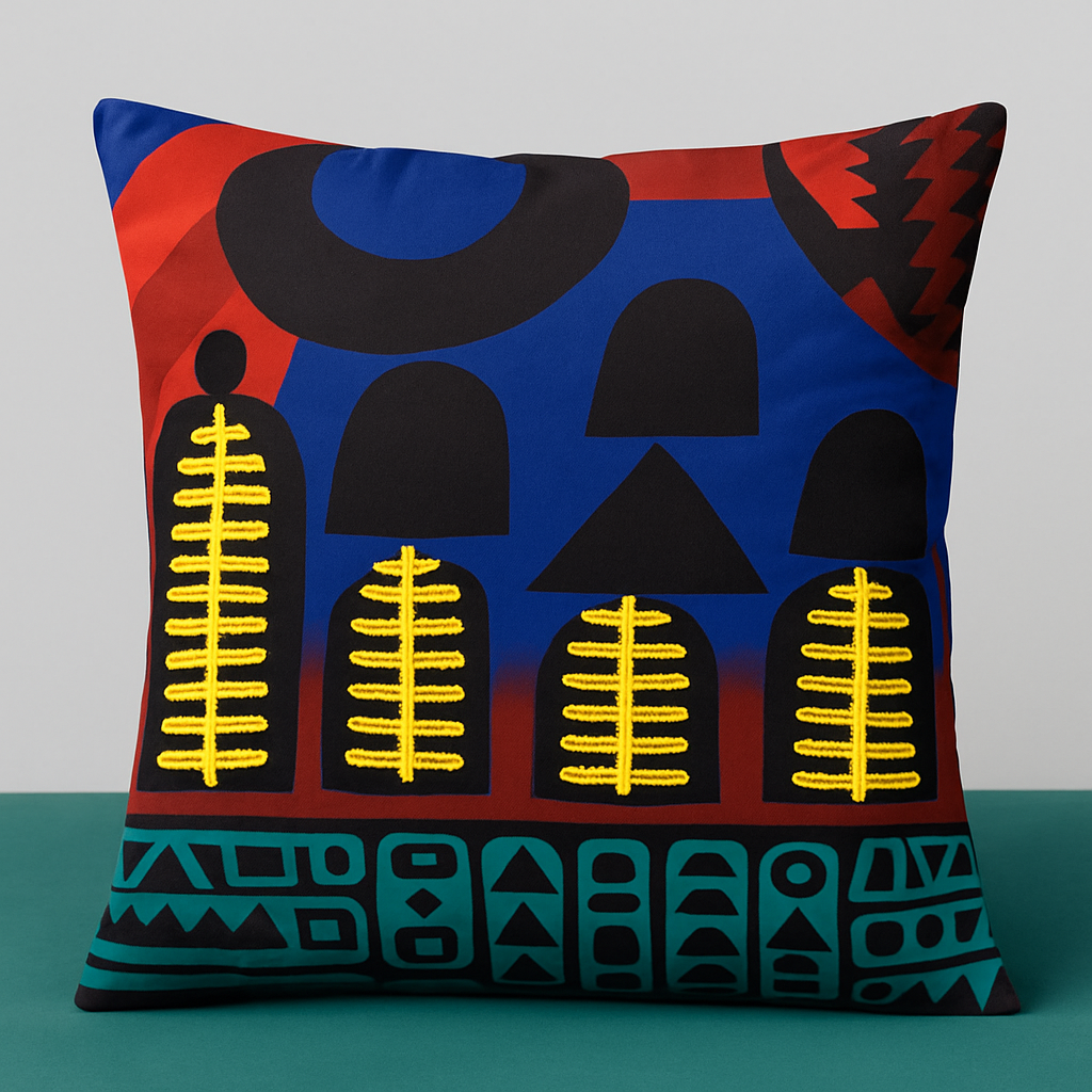 Mopane Beaded | Decorative Throw Pillow