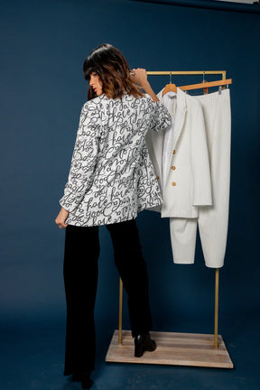 Letters Unstructured Blazer