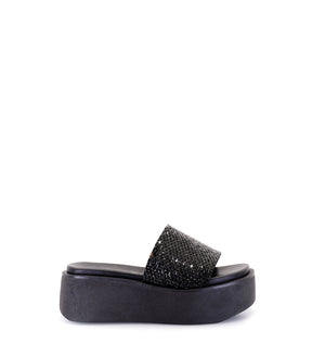 Chic Black Platform Sandals Nohe