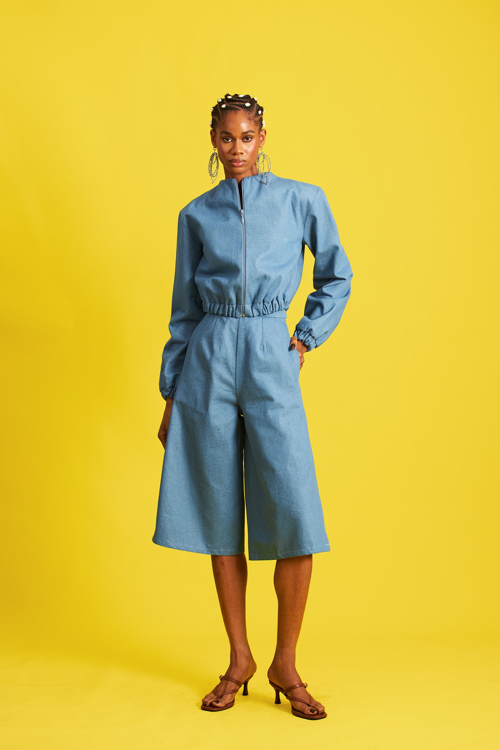 Nonye Denim Set