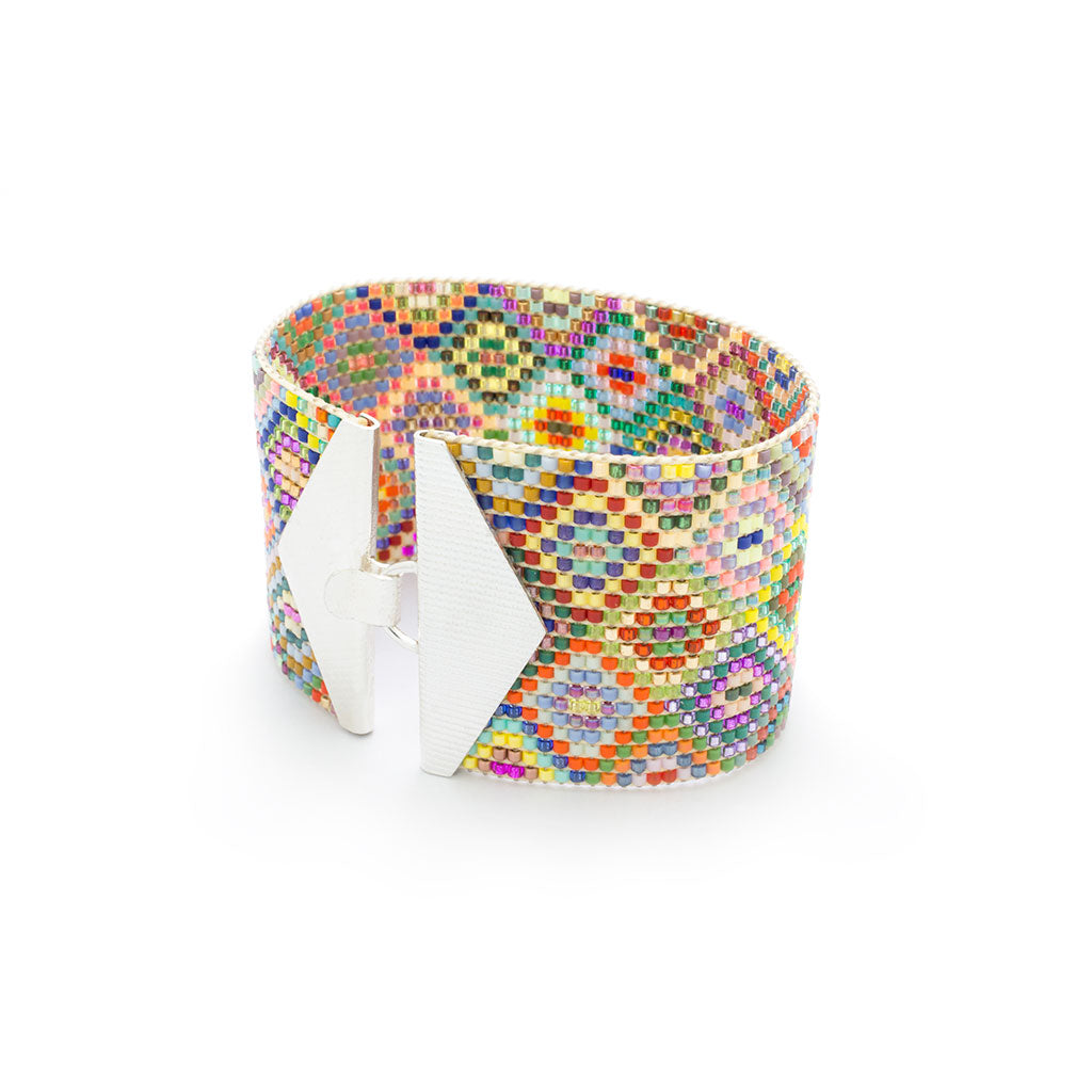 COLOR GEOMÉTRICO Miyuki Beaded Large Bracelet