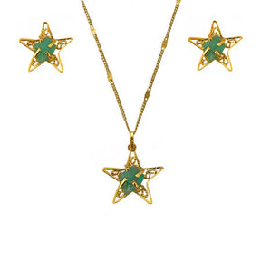 STAR EMERALD SET