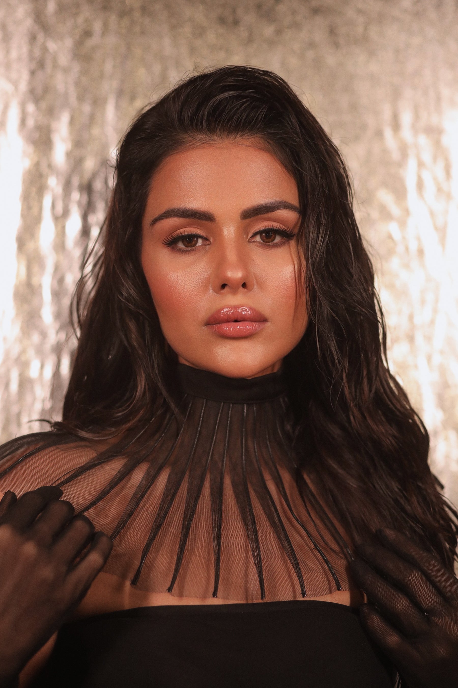 Sheer Structured Necklace