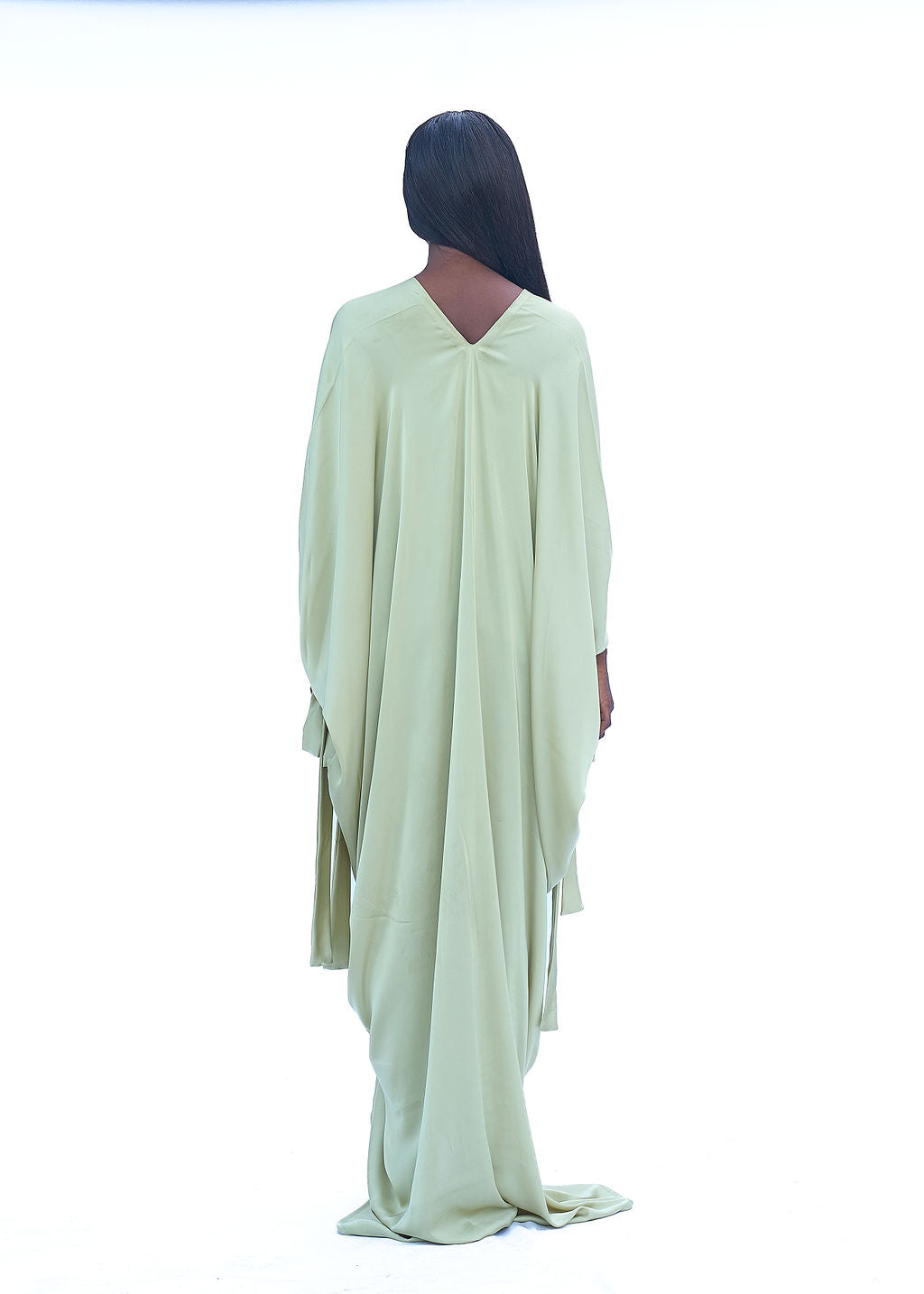 EVE DRAPED FLOOR LENGTH DRESS