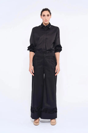 Viena Sculptural Hem Trouser