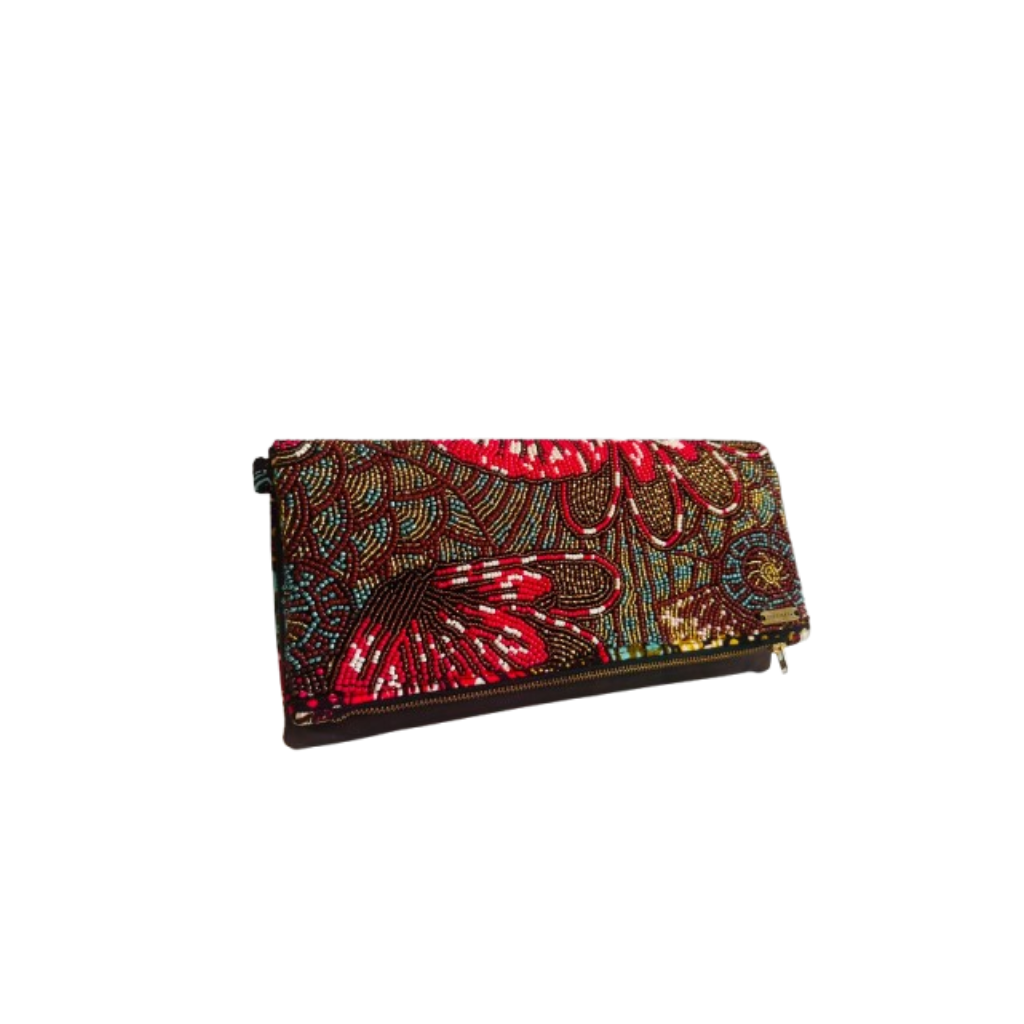 Lotus Pod| Embellished Luxury Clutch Bag