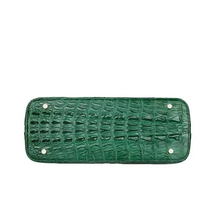 Luxe Artisanal Crocodile Leather Handbag | An Heirloom of Elegance