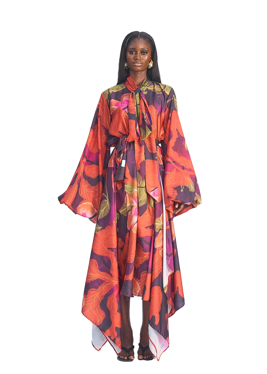 IDA ROBE DRESS- PLUM CALA