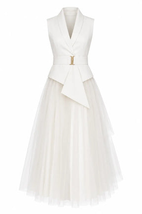 Ivory On Ivory Skirt Set– Minimalist Grace