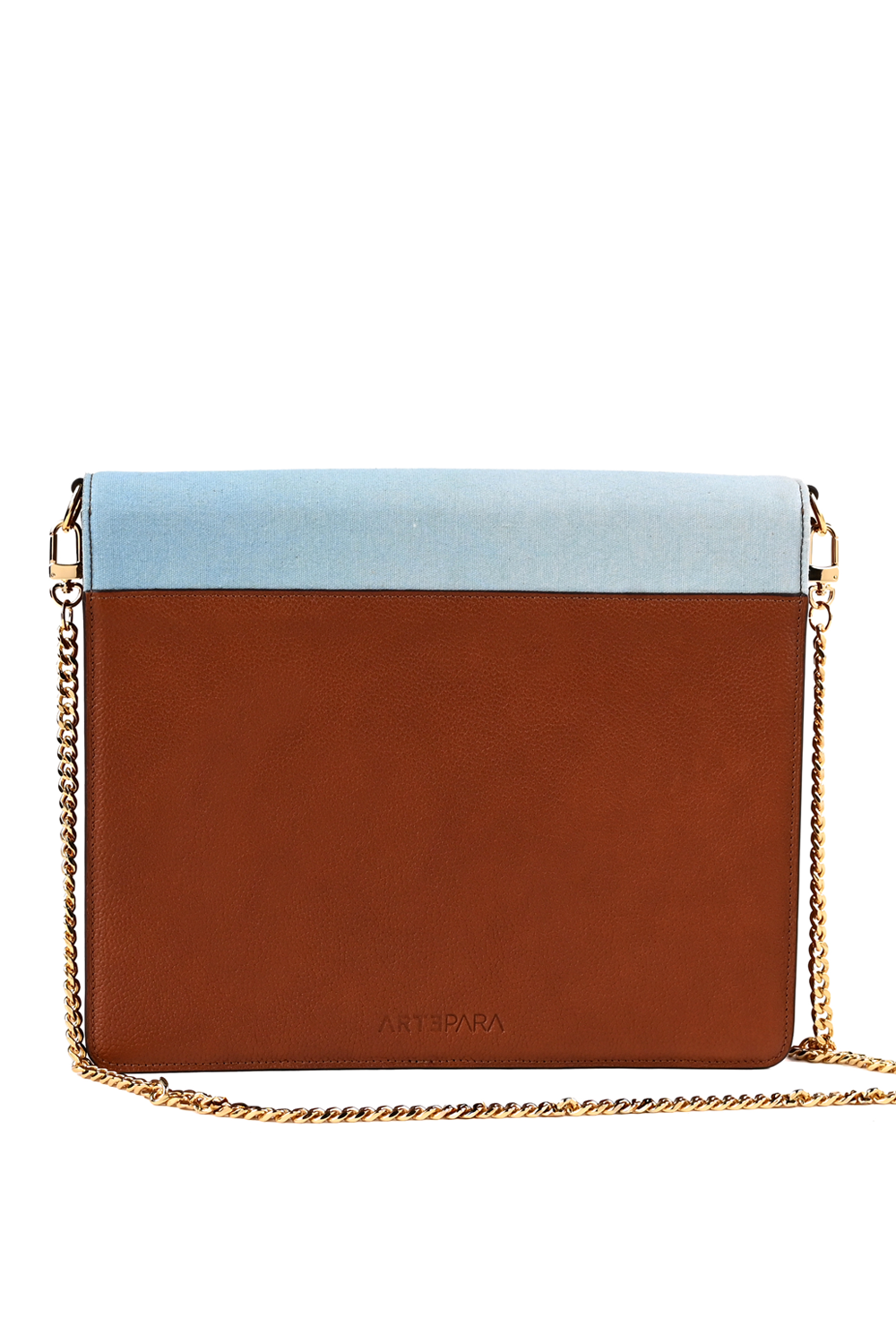 Artepara Summer Signature Hand-Embroidered Leather Clutch