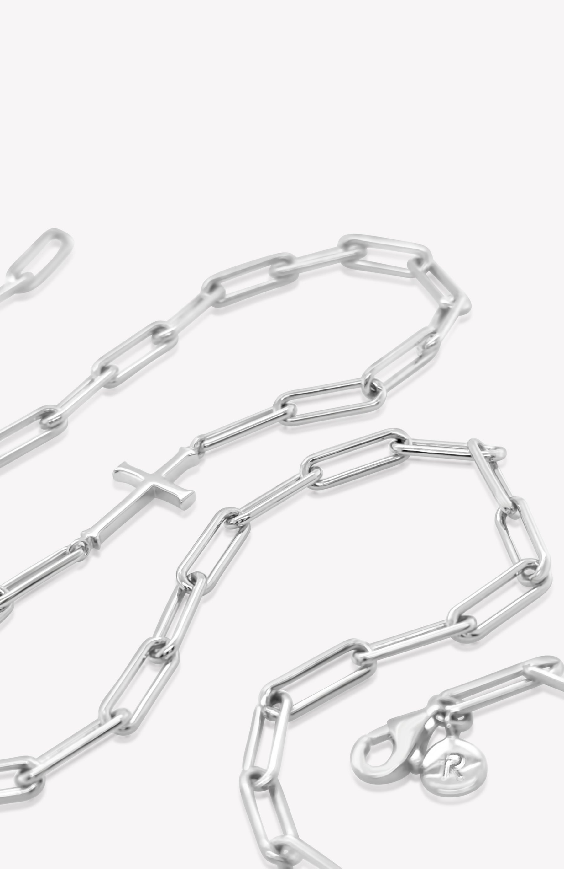 Chain Breaker Cross Necklace