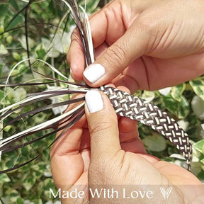 Dark Brown Leather Terra Bag – Handmade Crossbody & Handbag, Timeless Palm Weave Bucket Bag