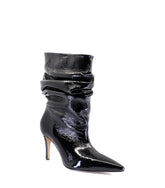Stylish Black Patent High Heels Fares