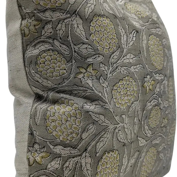 Bohemian Block Print Linen Blend Pillow Cover - Merakhi