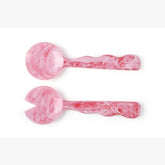 Resin Salad Server- Pink (Set of 2), 12.40 x 3.93 Inches