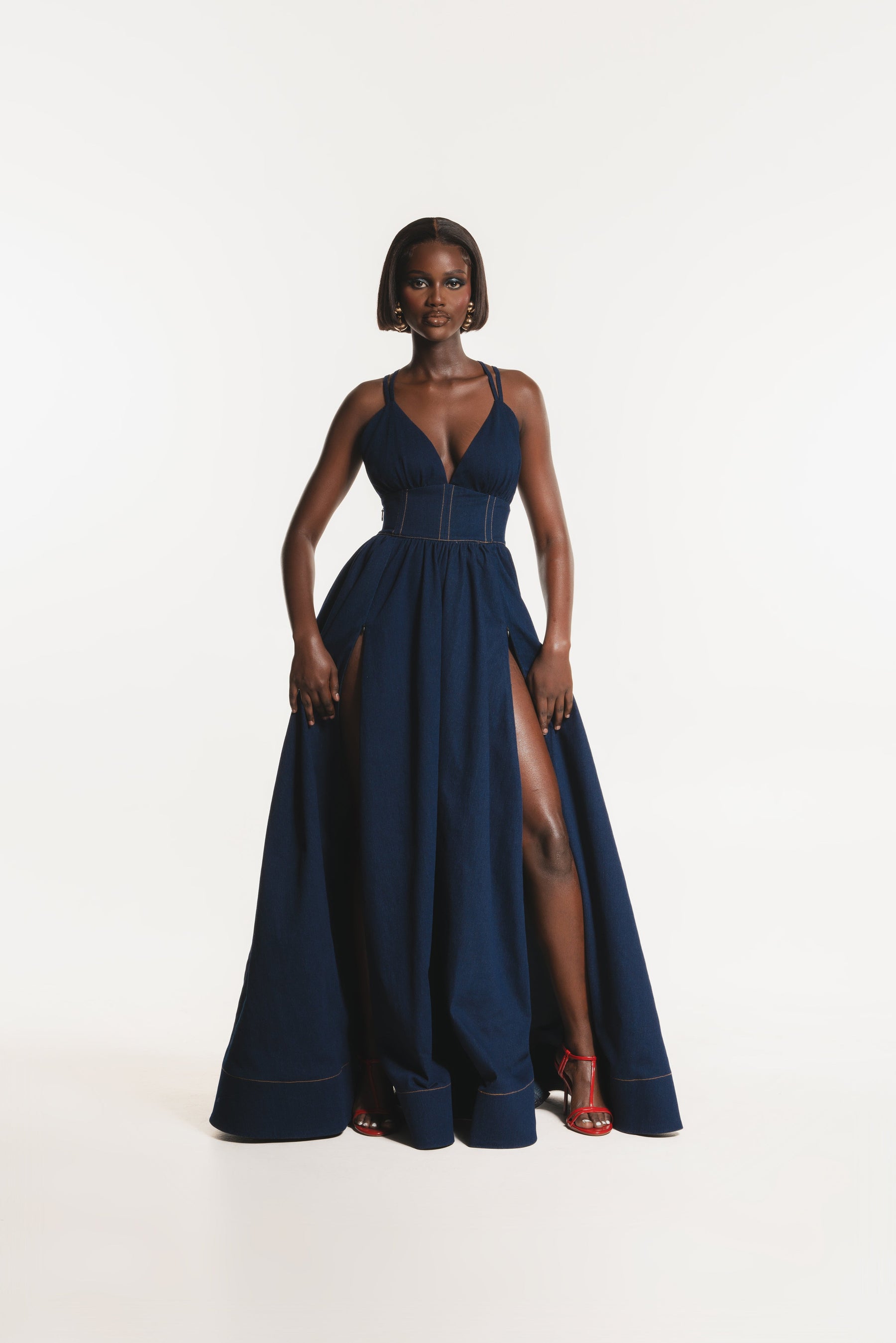 Denim ADELE Maxi Dress