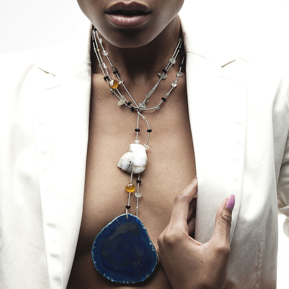 Blue River Chime Necklace